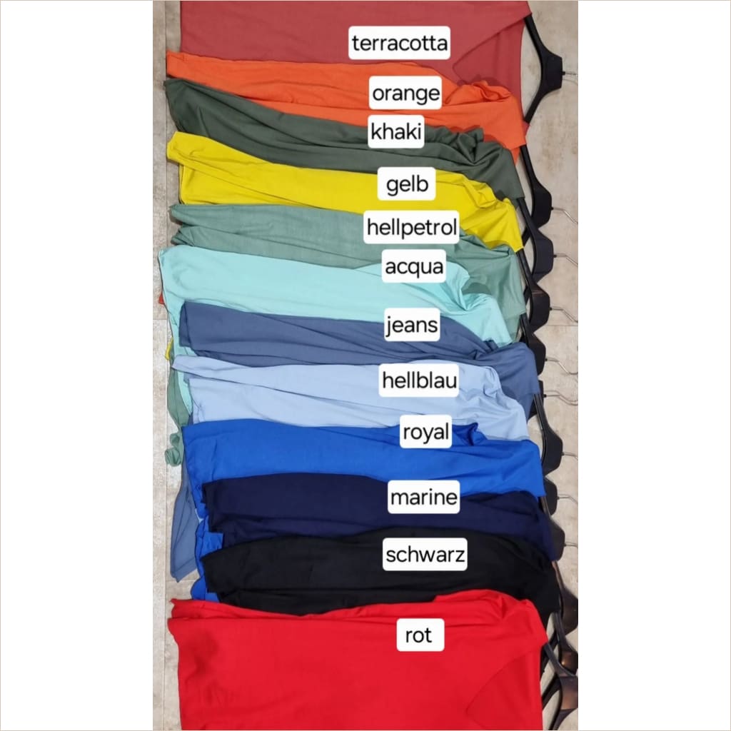 BJ-Vanessa T-Shirt uni in 25 Farben - T-Shirt