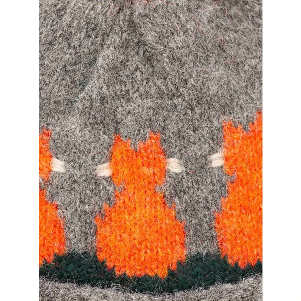 Mütze Zwillingsherz Kätzchen Bommel orange - Mütze